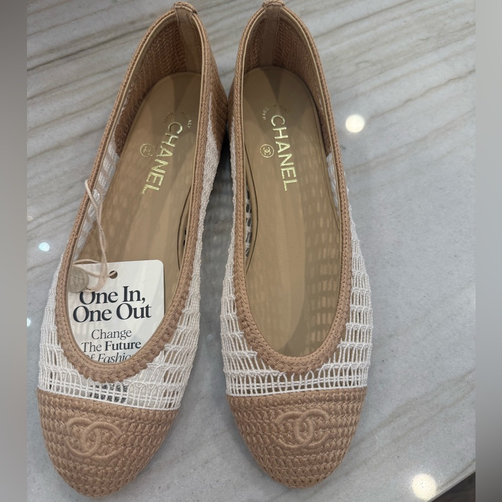 Chanel raffia flats - SOLD OUT EVERYWHERE!